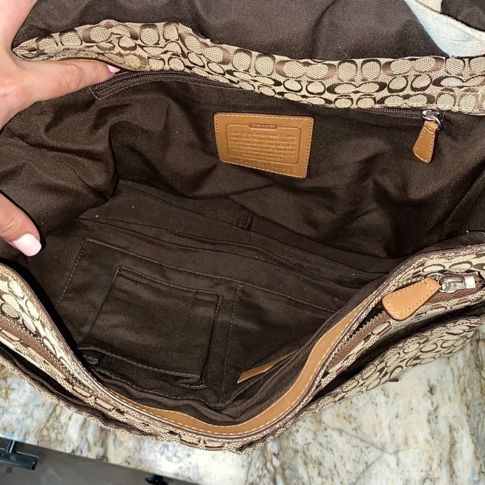 Coach Voyage Signature Messenger Bag